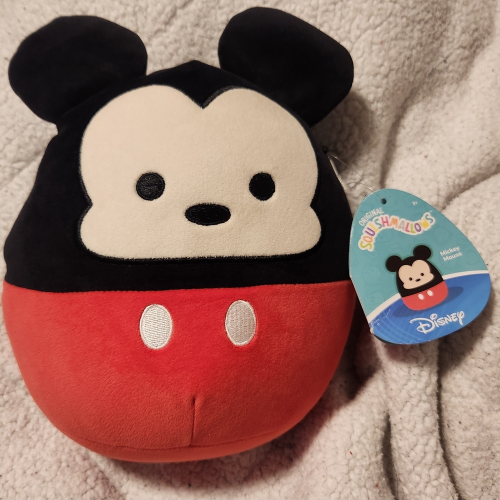 Disney Squishmallow Mickey Mouse Plush - Picture 1 of 6